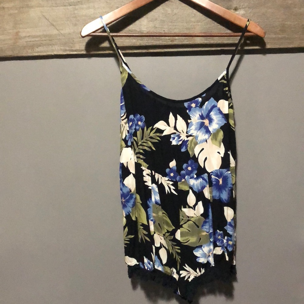 Volcom flowered Romper/Jumpsuit